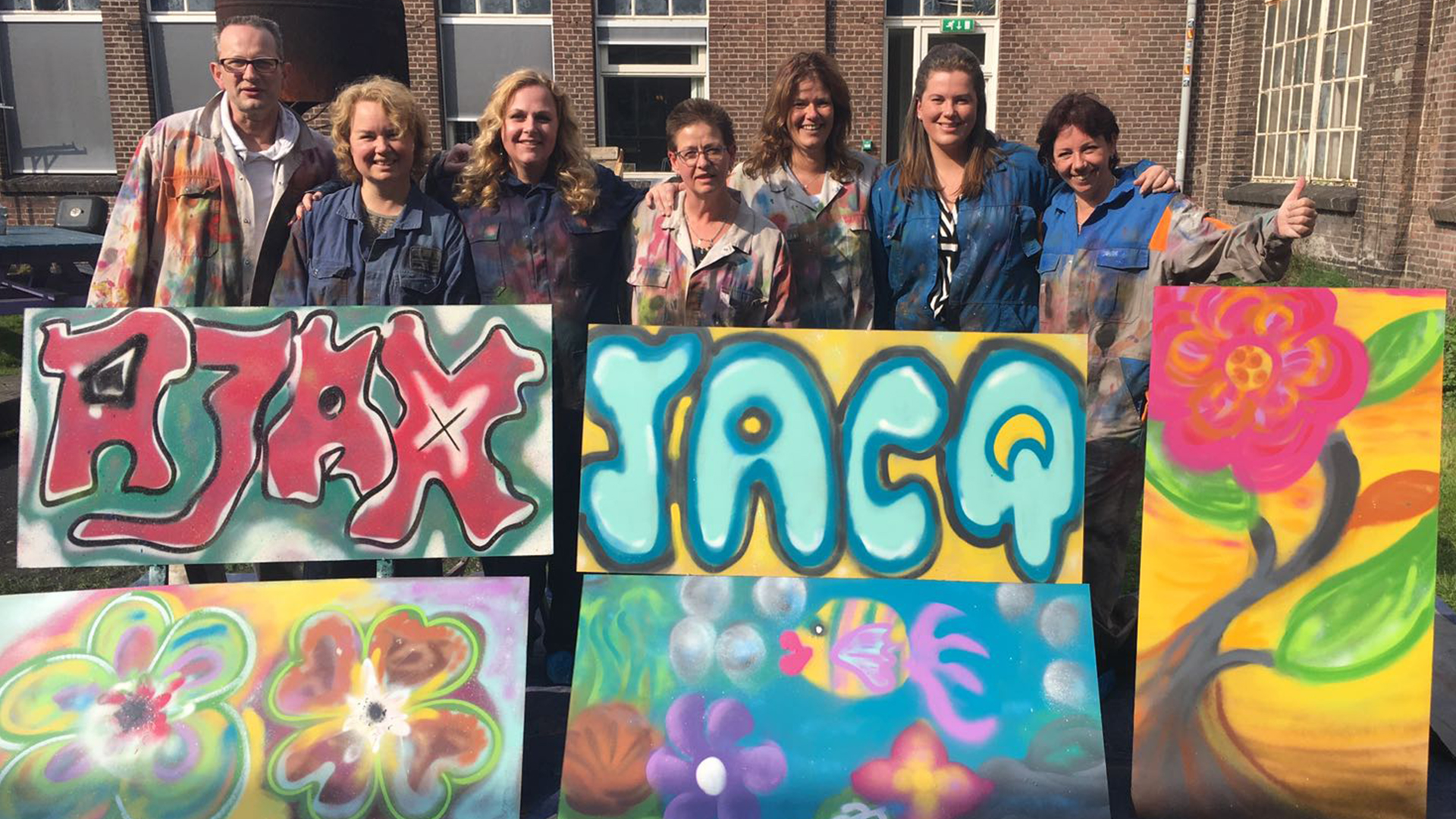 Vrijgezellenfeest Graffiti